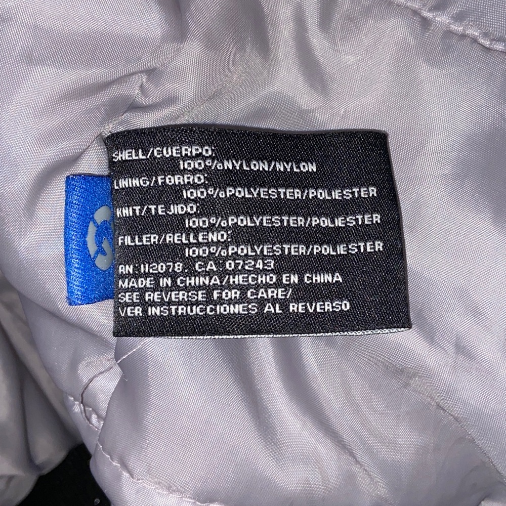 G-Unit Mens Bomber Heavyweight Jacket BLACK & GRAY - Picture 6 of 8